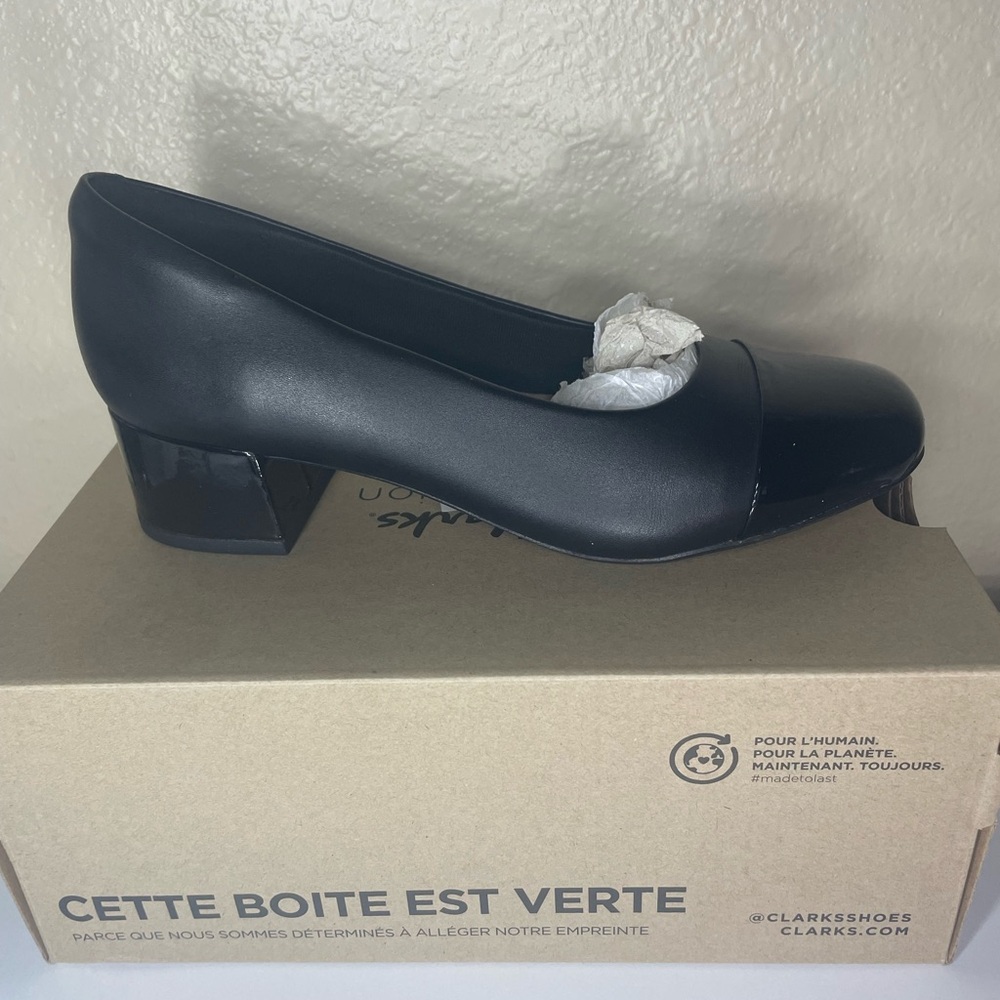 Clarks Womens Marilyn Sara Block Heel Pumps